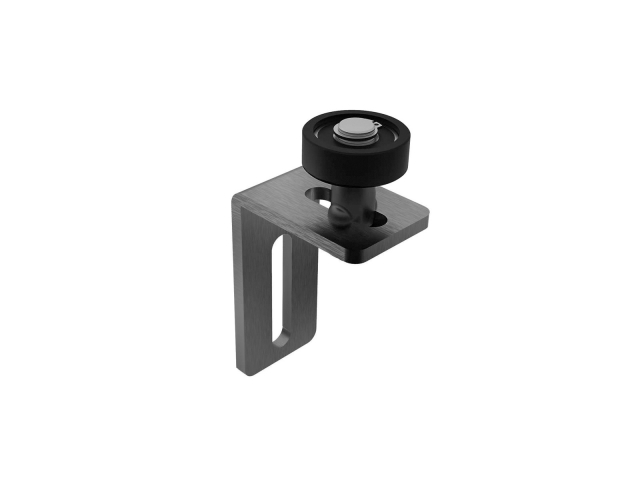 Nylon wheel with bearing, Zn, anthracite
